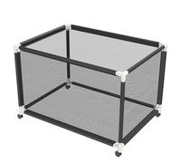 FIVMEN Carrito de bolas con ruedas, 122 x 78 x 88 cm, carrito de transporte con 4 ruedas, jaula de pelota, estantería deportiva de red de nailon para fútbol, baloncesto, voleibol