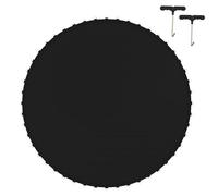 FIVMEN Trampolín de salto Ø366, esterilla de repuesto para cama elástica con ganchos en forma de T y ojales de repuesto