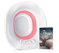 Fivona Sitz - Asiento de baño para Tratamiento de hemorroides y Cuidado posparto, Asiento de Vapor, remojo perineal y Vapor en V, expandible sobre el Inodoro, Ajuste Universal