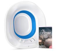 Fivona Unisex Sitz Bath Seat for Soak - Hemorrhoid, Fissure, Postpartum Care - BPA Free, Ergonomic Seat, Anti-Spill