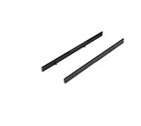 FIX&EASY Guías Correderas Portateclados, Rieles 400mm negro con Bloqueo para Bandeja, lateralas Asamblea para extraíble Teclado Ratón Mouse Laptop Portátil Estante PC Escritorio de la Mesa