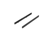 FIX&EASY Guías Correderas Portateclados, Rieles 500mm negro con Bloqueo para Bandeja, lateralas Asamblea para extraíble Teclado Ratón Mouse Laptop Portátil Estante PC Escritorio de la Mesa