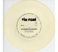 FIX UND FOXI - FIX UND FOXI / Nr. 4 / DAS GEHEIMNIS DER ALTEN MÜHLE / weiße neutrale ERSATZ-LOCH-HÜLLE / ERICH PABEL VERLAG / FF #162 / Deutsche Pressung / 7" Kunststoff-Schallfolie / Eine neue spannende Rolf Kauka-Geschichte