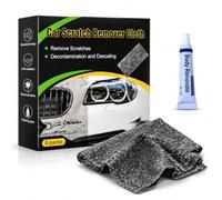FixaPro Ultimate Scratch Remover Cloth with Repair Compound (1 Set) | Reusable. Effectively removes car scratches, swirls, paint residue, and water spots while restoring glossy shine
