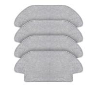Fixbetter 4 almohadillas de repuesto para Xiaomi S12, para Xiaomi Mi Robot Vacuum Mop 2S / Mop P/Mop Pro Robot Aspirador, lavables y reutilizables, accesorios de repuesto