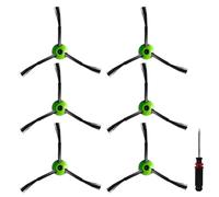 Fixbetter 6 cepillos laterales de repuesto para iRobot Roomba J5 J5+ J6 J6+ J7 J7+ J8 J8+ J9 J9+ i3 i4 i5 i5+ i6 i6+ i7 i7+ i8 i8+ e5 e6 5150 6198 7150 7550 Accesorios de aspiradora serie j & i & e