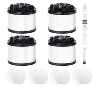 Fixbetter Filtro HEPA de repuesto para aspiradora Levoit LVAC-200, 4 filtros HEPA posmotor, 4 espumas y 4 filtros de repuesto de fieltro para Levoit LVAC 200 (LSV-V201F filtro de aspiradora)