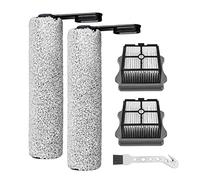 Fixbetter Juego de 5 accesorios para Tineco Floor One S5 / S5 Pro / S5 Pro 2 / S5 Extreme Aspiradora Inteligente 2 en 1, 2 Cepillo Rodillo + 2 Filtros + 1 Cepillo de Limpieza