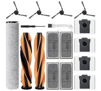Fixbetter Juego de accesorios para Mova Z60 Ultra Roller Complete / Z60 Ultra Roller Robot aspirador independiente, 2 cepillos principales, 1 escobilla de rodillo, 4 cepillos laterales, 4 filtros para