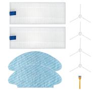 Fixbetter Juego de accesorios para Rowenta Explorer 20/40/45/50 Series RG687/RR682/RRR688/isweep x3, 2 filtros, 2 almohadillas de limpieza, 4 cepillos laterales, 1 cepillo de limpieza