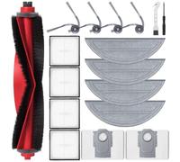 Fixbetter Kit de accesorios para Roborock Q10 S5 / Q10 S5+ robot aspirador, piezas de repuesto incluidas 1 cepillo principal, 4 filtros HEPA, 4 toallitas, 4 cepillos laterales, 2 bolsas para el polvo
