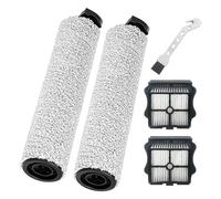 Fixbetter Rodillo de Cepillo y Filtro para Limpiador a Vapor Tineco Floor One S5 Steam/ifloor 5 Steam Piezas de Repuesto, 2 Rodillos de Cepillo + 2 filtros + 1 Cepillo de Limpieza