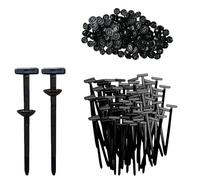 Fixbind Snap-Fit Nylon Fastening Clip for Car Repairs, Nylon Universal Cable Tie Buckle,Heavy Duty Zip Ties with Pin & Button,New Multifunctional Cable Tie Buckle (50PCS)