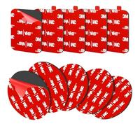 FIXCHORD 3M VHB Cinta Adhesiva Doble Cara Extra Fuerte, Almohadilla Adhesiva Rectangular, Tiras Adhesivas, Resistentes al Agua y Altas Temperaturas para Automóviles, Hogar y Oficina