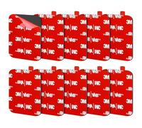 FIXCHORD Almohadillas Adhesivas de Doble Faz VHB 5930, 10 Unidades de Almohadillas de Espuma de Doble Faz, Resistentes al Agua y Altas Temperaturas para Automóviles, Hogar y Oficina 50 * 50mm