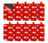 FIXCHORD Almohadillas Adhesivas de Doble Faz VHB 5930, 10 Unidades de Almohadillas de Espuma de Doble Faz, Resistentes al Agua y Altas Temperaturas para Automóviles, Hogar y Oficina 44 * 34mm