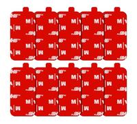 FIXCHORD Cinta Adhesiva Doble Cara Extra Fuerte, 10 × Almohadilla Adhesiva de Espuma Rectángulo, Tiras Adhesivas, Resistentes al Agua y Altas Temperaturas para Automóviles, Hogar y Oficina, 50 * 25mm