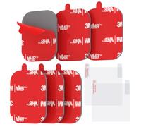 FIXCHORD Cinta Doble Cara Extrafuerte, 6 Pcs de Almohadillas Adhesivas de Doble Cara para Montaje de Cámara de Salpicadero Compatibles con Nextbase Series 2-122, 222X,222XR,322GW,422GW,522GW,622GW