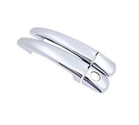 FIXCOR Accesorios Coche Para Citroen Para Berlingo B9 2016 2017 2009~2018 2015 Cubierta Manija Puerta Coche Decoración Pintura Cromada Pegatinas Estilo(Handle for 2 Doors)