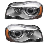 FIXCOR Conjunto De Faros Delanteros Para Volvo Buses XC90 2004-2013 Luces Diurnas DRL E Intermitentes(2010-2013)