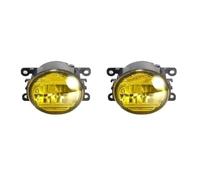 FIXCOR Conjunto De Luces Antiniebla LED De 30 W Parachoques Delantero Coche Luces Diurnas DRL Para Citroën Para Berlingo B9 2012, 2013, 2014 Y 2015(JZ Lemon Yellow)