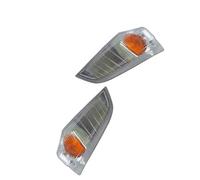 FIXCOR Conjunto Luces Antiniebla Parachoques Delantero Coche Para Mitsubishi Para Canter Y Para V-Type 2005-2012 Direccionales Intermitentes Laterales(Izquierda y Derecha)