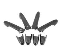 FIXCOR Cubierta De Manija De Puerta Lateral De Coche, Pegatina Cromada De Fibra De Carbono Accesorios De Estilo Para Ajuste Para Jazz 2014-2019 2020 (B)