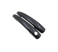 FIXCOR Cubierta manija puerta fibra carbono negra para Peugeot para Partner 2009 2010 2011 2012 2013 2014 2015 2016 2017 Accesorios para automóvil(Handle 2 Door)