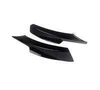 FIXCOR Divisor Parachoques Delantero para B&MW Serie 3 E90 320i 330i para Tech LCI 2009 2010 2011 2012 Cubierta Luz Antiniebla Embellecedora Frontal Canards Splitter Alerón Delantero(Negro)