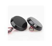 FIXCOR Lámpara De Advertencia Para Coche Reflector Parachoques Trasero Luz Freno Redonda Para Toyota Para Corolla 07-10 Para Sienna SE Para Scion XB IQ 08-23(Black)