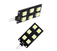 FIXCOR Luces Interiores Para El Espacio De Los Pies Del Coche Para A1 A3 A4 A5 Con Accesorios Canbus 2 Unidades(PURPLE)