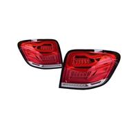 FIXCOR Luces Traseras LED Para Benz Clase M W164 2005-2008 Luces Traseras Diurnas Accesorios Dinámicos(Red)