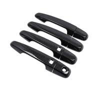 FIXCOR Manija De Puerta De Coche Cromada De Fibra De Carbono Cubierta De Cuenco Accesorios De Diseño Para Mitsubishi L200 Para Triton Para Pickup 2006-2014