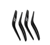 FIXCOR Manija puerta interior automóvil para X1 E84 2010-2016 Reposabrazos Cubierta exterior Panel embellecedor Reemplazo Izquierdo Derecho (Carbon 4PCS Set)