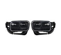 FIXCOR Para Dodge Para Ram 1500 2500 3500 2009-2018 Luces Diurnas Faros Antiniebla De Señalización Conjunto Del Parachoques Delantero(Pair)