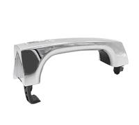 FIXCOR Para Hummer H3 2006-2010 Manija De Puerta Exterior Con Cubierta Cromada Accesorios Delanteros Y Traseros Para Coche ABS Plateado