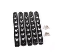FIXCOR Para Jeep Para Wrangler JK Para JKU Para Unlimited Para Rubicon Para Sahara Piezas Aluminio Manija Puerta Delantera Y Trasera Insertos Cubierta(5 pieces Black)
