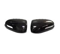 FIXCOR para KIA K5 para Optima 2011 2012 2013 2014 2015 Espejo Retrovisor Lateral Coche Cubierta Wing Cap Exterior Puerta Vivienda Shell Trim Frame(No Light Black)