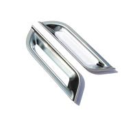 FIXCOR para L&and R&Over para Freelander 2 2008-2015 Marco De Salida De Aire Acondicionado Cromado ABS Embellecedor Accesorios De Diseño para Coche Interior del Coche