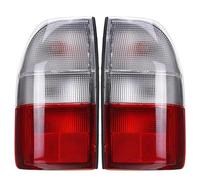 FIXCOR para Mitsubishi L200 MK3 1995 1996 1997 1998 1999 2000 2001 2002-2006 Lámpara De Luz Trasera De Coche En Accesorios Transparentes Y Rojos Montaje de Luces traseras(A Pair)