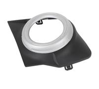 FIXCOR Para Mitsubishi L200 Para Triton MQ MR 2015 2016 2017 2018 Marco embellecedor de luz antiniebla para parachoques delantero (1pc Left)