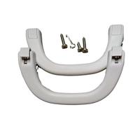 FIXCOR Para Mitsubishi Para Pajero Para Shogun Para Montero V31 V32 V33 V73 V77 1991-2006 Reposabrazos De Seguridad Para Techo Interior MB769617 (Gray-2pcs)