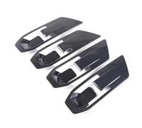 FIXCOR Para Mitsubishi Para Triton L200 2024 ABS Carbon Fiber Car Door Handle Bowl Cover Trim Accesorios Interiores