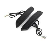 FIXCOR Para Mitsubishi Para Xpander 2022 2023 Para Xpander Cross 2019-2021 Reflector Parachoques Trasero Coche Luz Indicadora Luz De Freno Y Señal Giro (Smoked Black)
