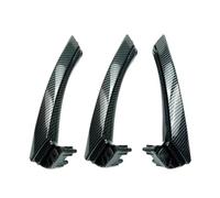 FIXCOR Para Serie 3 E90 E91 E92 316 318 320 325 328i 2005-2012 6 Piezas LHD RHD Cubierta De Manija De Tirador De Puerta Interior Del Pasajero (RHD SET Carbon Fiber)