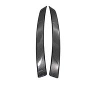 FIXCOR Para Serie 5 M5 E60 E61 2004 2005 2006 520i 523i 525i 530i Embellecedor Cubierta Manija Puerta Interior Delantera Trasera Izquierda Derecha (Carbon-Front 2pcs)