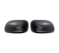 FIXCOR para Toyota para Corolla para Runx E120 2001-2006 Cubierta del Espejo Retrovisor Carcasa del Espejo Retrovisor Cubierta del Reflector(Fibra de Carbon)