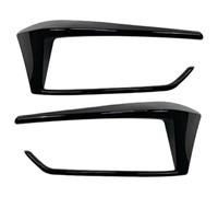 FIXCOR Para VW Para Golf 7.5 Mk7.5 2016 2017 2019 2 Piezas De Parachoques Trasero, Divisor De Luz Antiniebla, Alerón, Cubierta Embellecedora, Negro Brillante