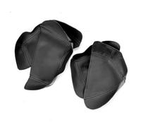 FIXCOR Para VW Para Tiguan 2017-2021 Accesorios De Coche Cuero De Microfibra Panel Puertas Interiores Cubierta De Ranura De Puerta Moldura Interior (Black - gray line)