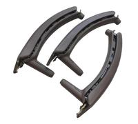 FIXCOR Para X5, X6, E70, E71, E72 2007, 2008, 2009, 2010, 2011, 2012, 2013, 2014 Manija Interior De Puerta Izquierda Y Derecha Con Cubierta De Cuero.(LHD SET Moka)